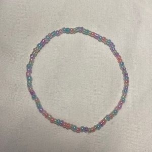 cotton candy anklet